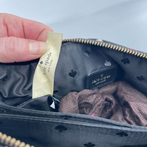 Kate Spade New York Womens Crossbody Bag Wilson Road Botanical Black One Size - Picture 12 of 16